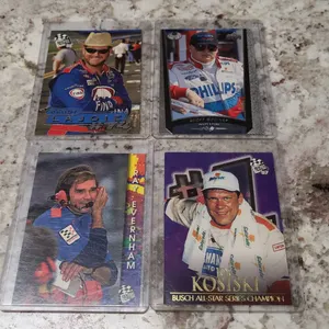 NASCAR Press Pass And Upper Deck Cards Lajoie Bodine Kosiski Evernham