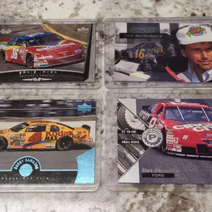 Nascar Cards Featuring Irvan, Musgrave, Stricklin, Hamilton