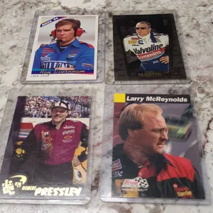 4 NASCAR Collectible Racing Cards, Crew Chiefs and Drivers