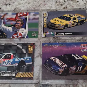 NASCAR Trading Card Lot: Benson, Irwin, Schrader, Lowe's #11