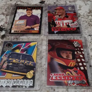 1990s NASCAR Trading Card Lot: Jarrett, Spencer, Elliott, Chevrolet
