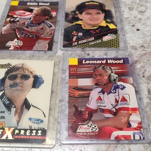 1993-1994 NASCAR Crew and Driver Cards, Wood Brothers, Nemechek