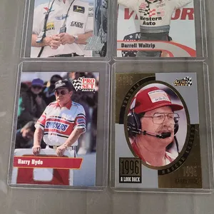 Jack Roush Darrell Waltrip Harry Hyde NASCAR Cards in Holders