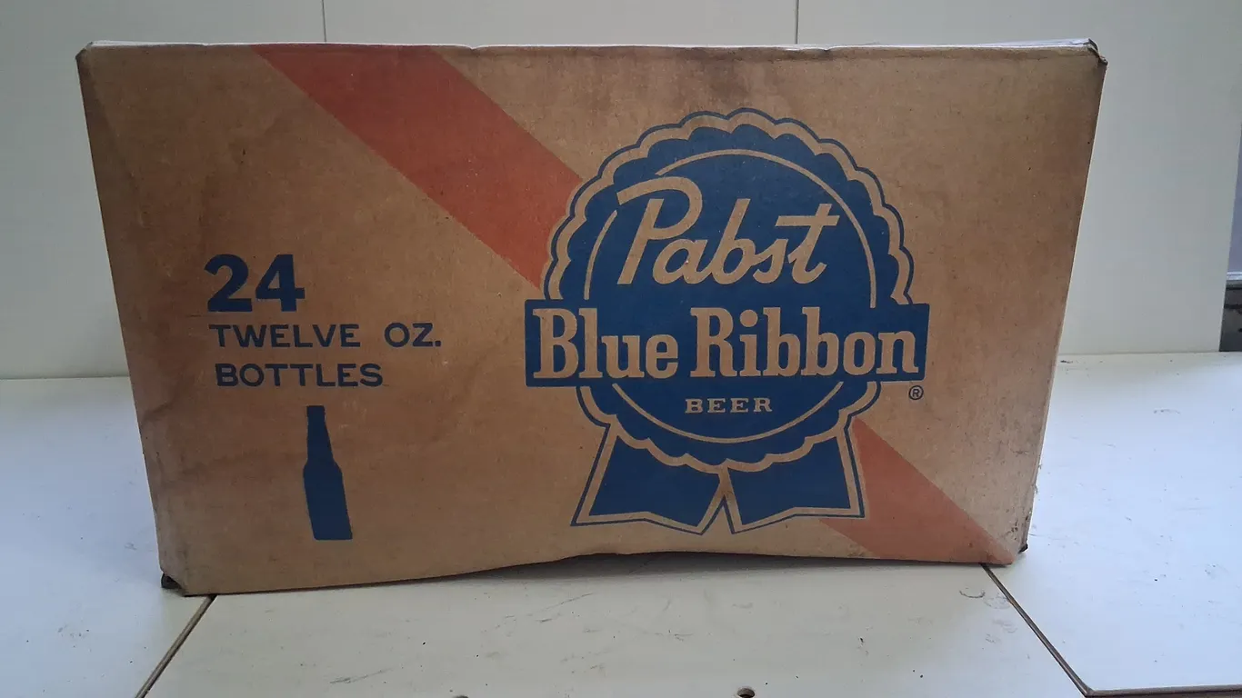 Vintage Papst Blue Ribbon Box (empty)