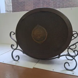 Vintage 1920 Metal Drum Radio Speaker