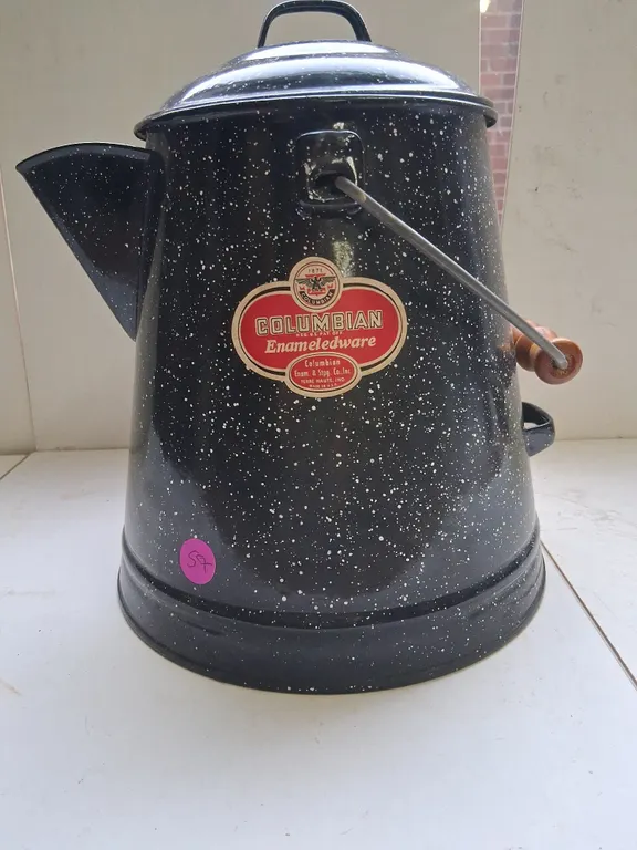 Columbian Enameledware Coffee Pot