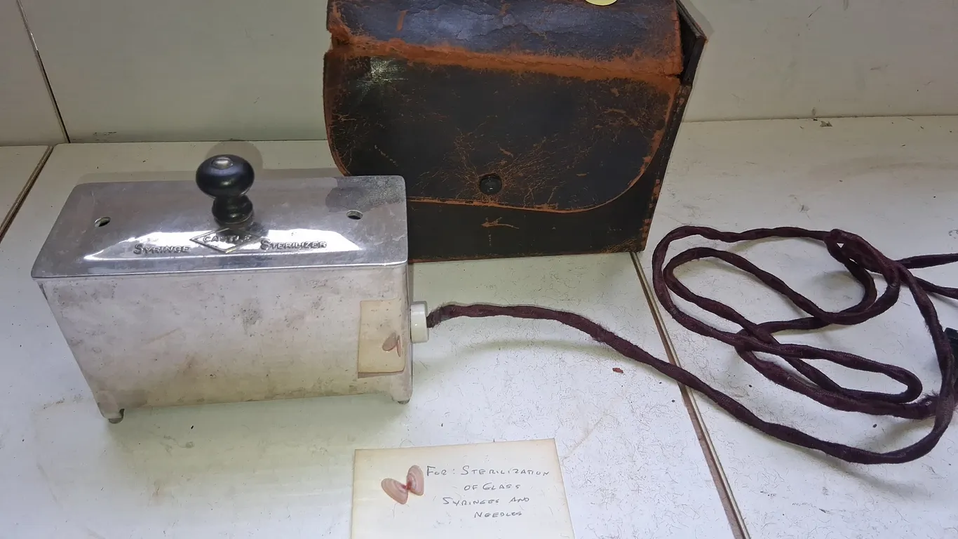 Vintage Castle Syringe Sterilizer