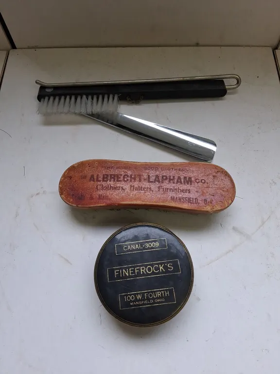 Vintage Shoe Shine Parafanalia
