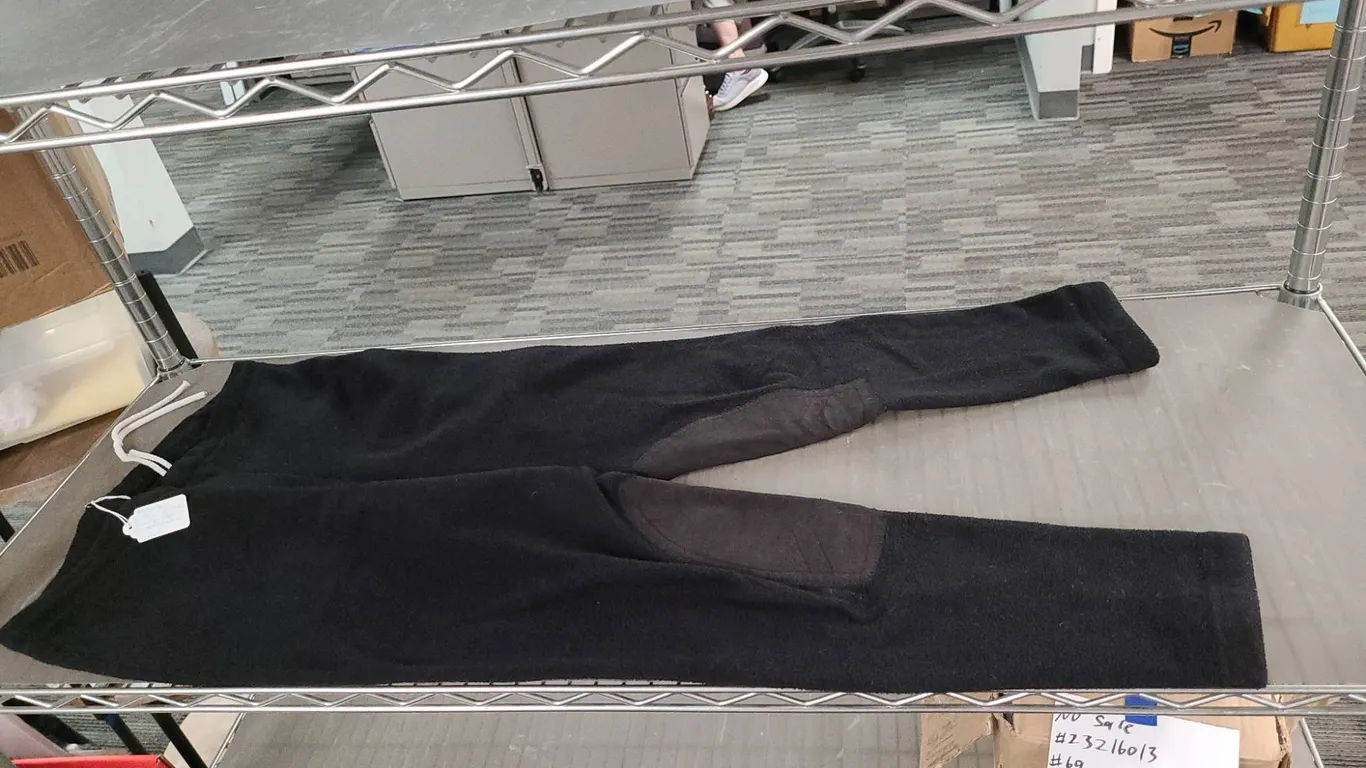 Polartec Fleece Winter Horse Riding Pants, Size L, Drawstring