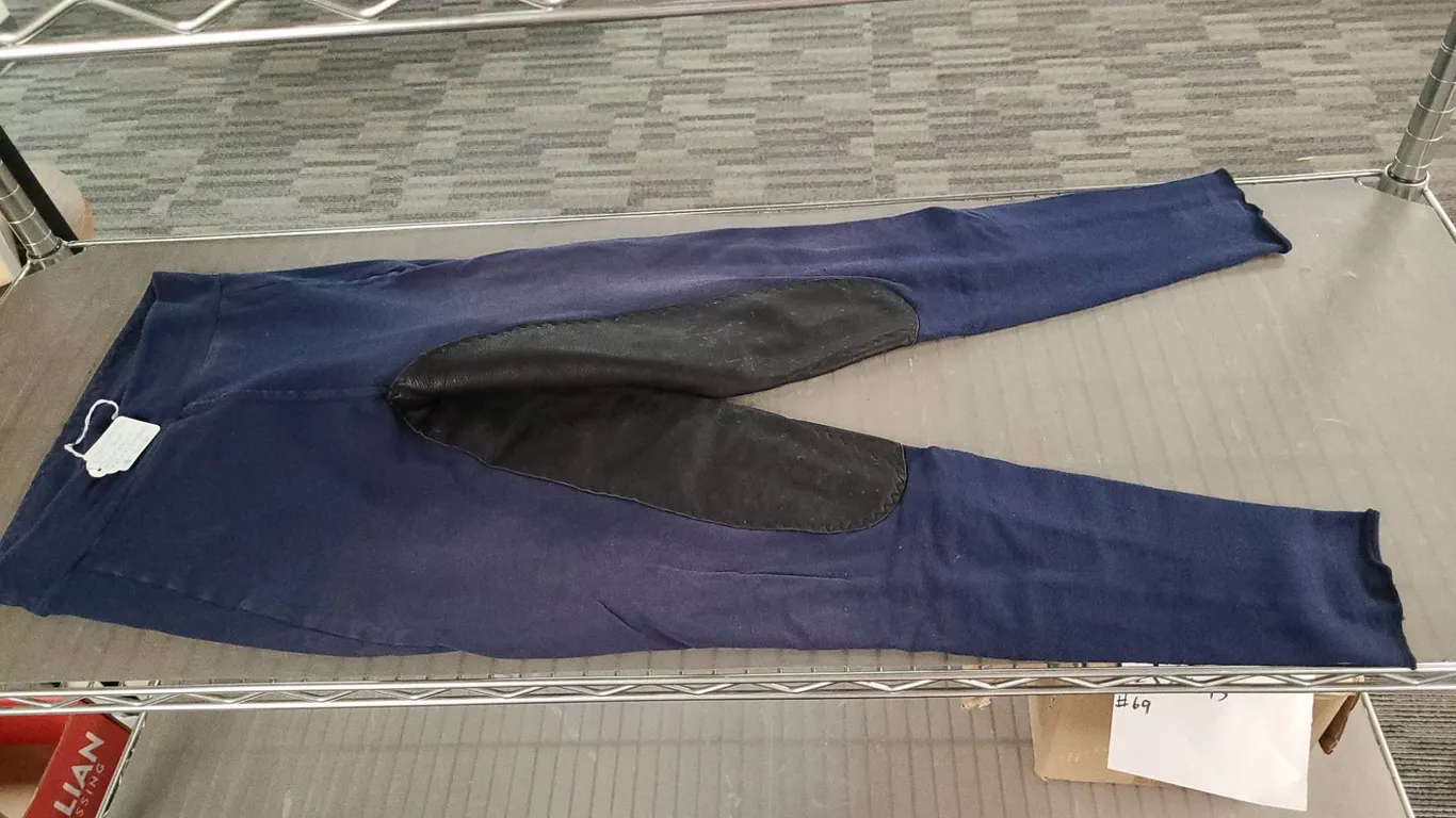 Equissentials Full Seat Deerskin Horse Riding Pants, Size 28