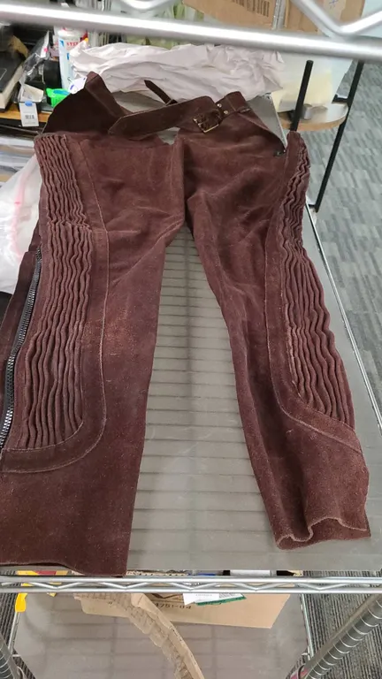 Dublin Brown Suede Schooling Chaps