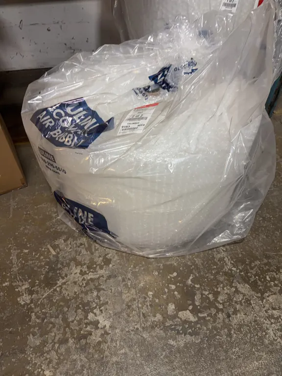 Uline economy bubble 1/2” 12“ x 250‘ pre-fed 12 inch Two rolls in 48 inch/BDL
