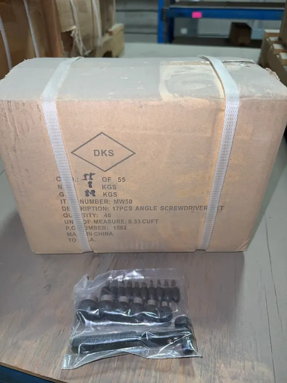 Angle screwdriver bit driver with bits new in box 40 per box