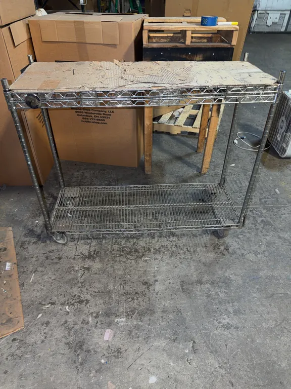 Metal Wire Rack Cart