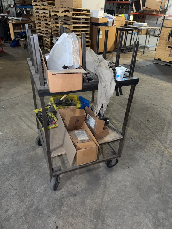 Work Cart with Contents Tools, Hardware and More