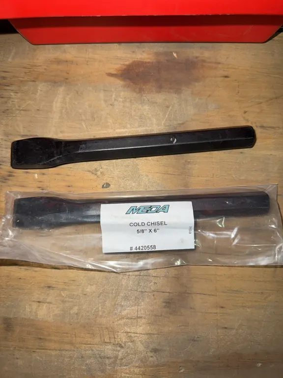 Bin of 5/8” cold chisels