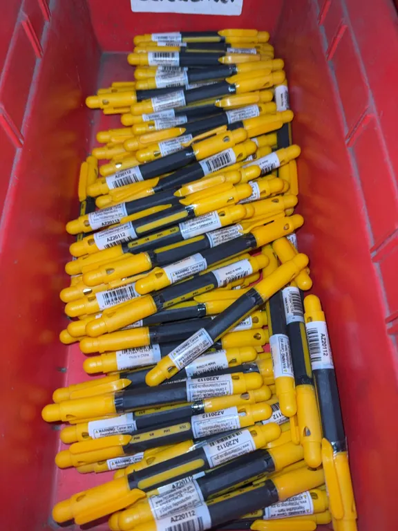 Bin of Multi bit mini screwdriver sets