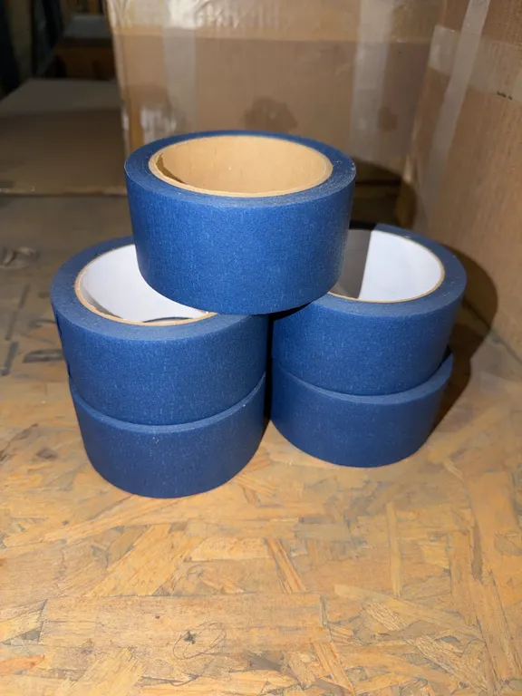 5 Rolls of blue masking tape