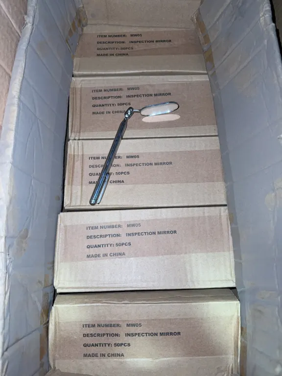 New in box inspection mirror 50 per little box