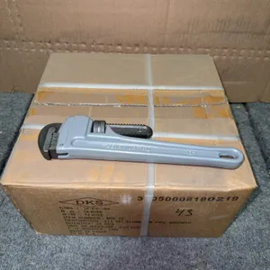 Set of 24 12 inches aluminum pipe wrenchs new in box