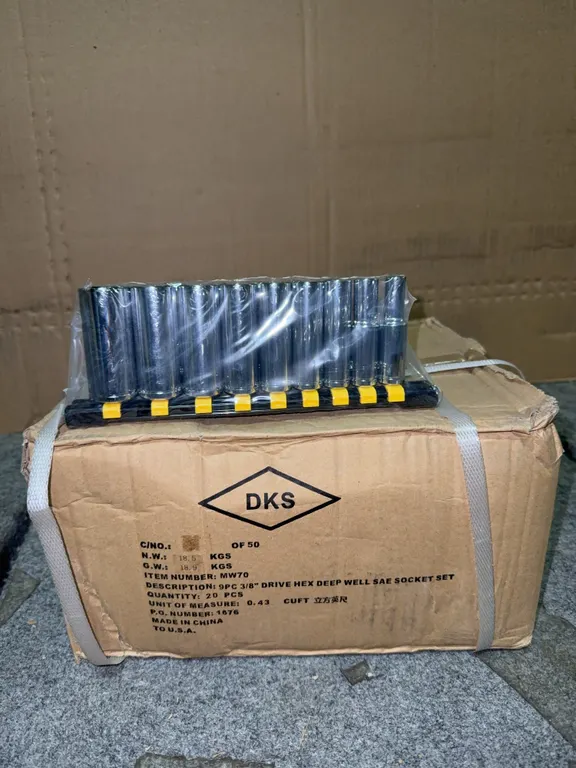 9 Piece Socket Set Standard 20 sets per box