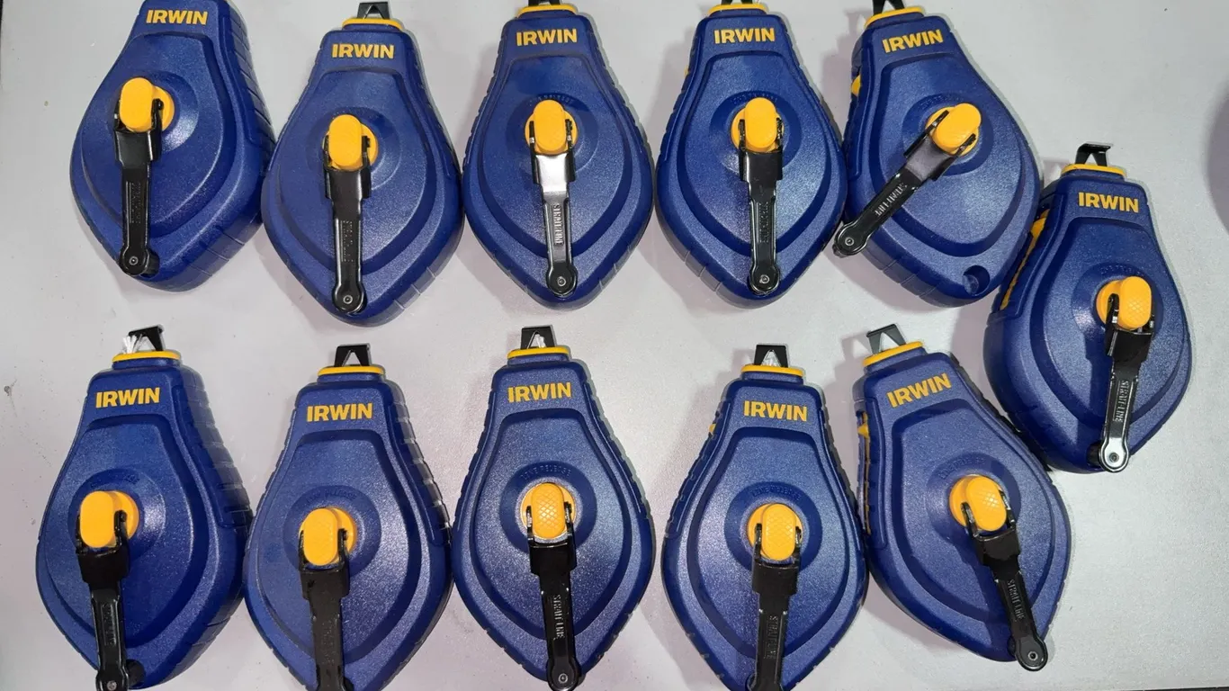 Irwin chalk line/ straight line brand new set of 11