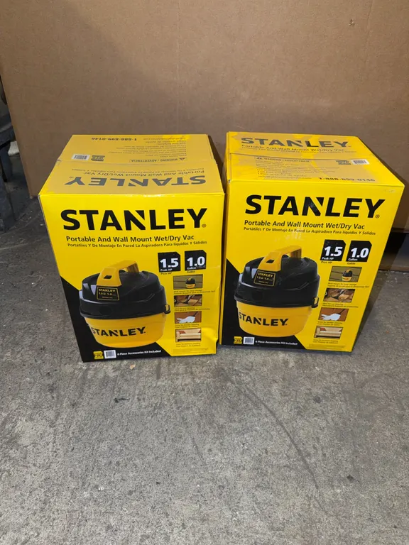 Pair of Brand New Stanly Wet Dry Vac