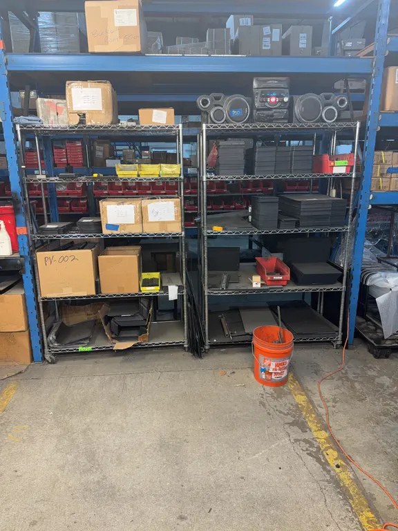 Pair of Wire Rack Shelf’s (No Contents)