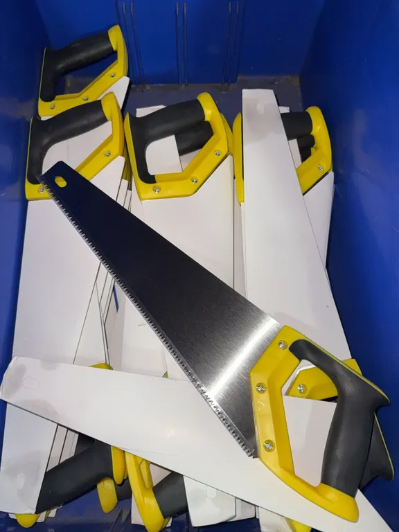 Bin of 15” wood saws