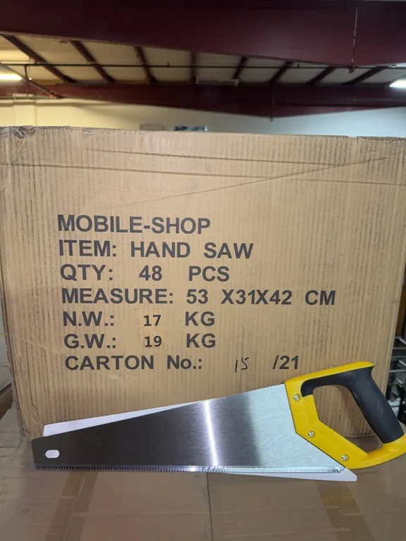 Box of 15” wood saws 48 per box