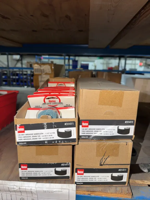 four box’s of 120 Grit and Paper