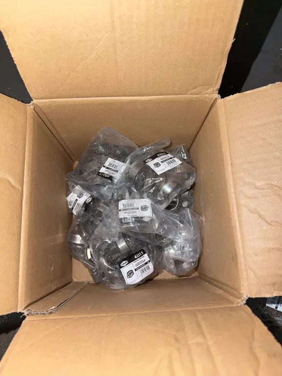 Box of 1/2 Hose Clamps
