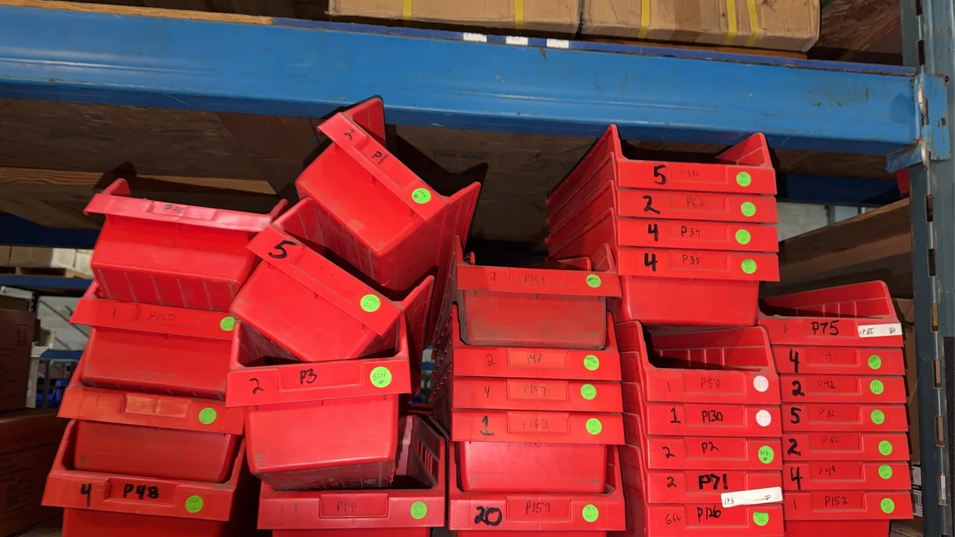 Empty Plastic Bins