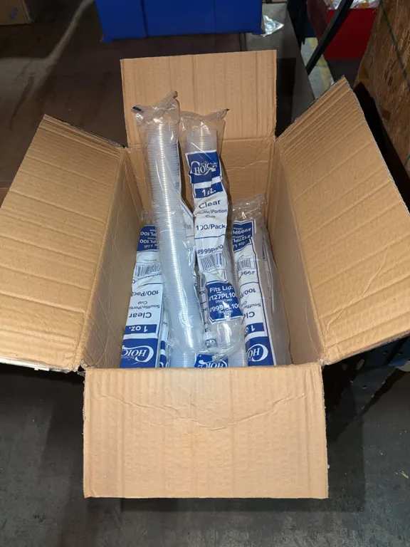 1oz Cler Plastic Cups