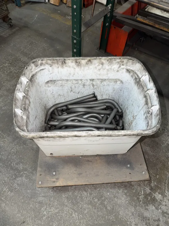 Rolling Cart with Scrap Iron