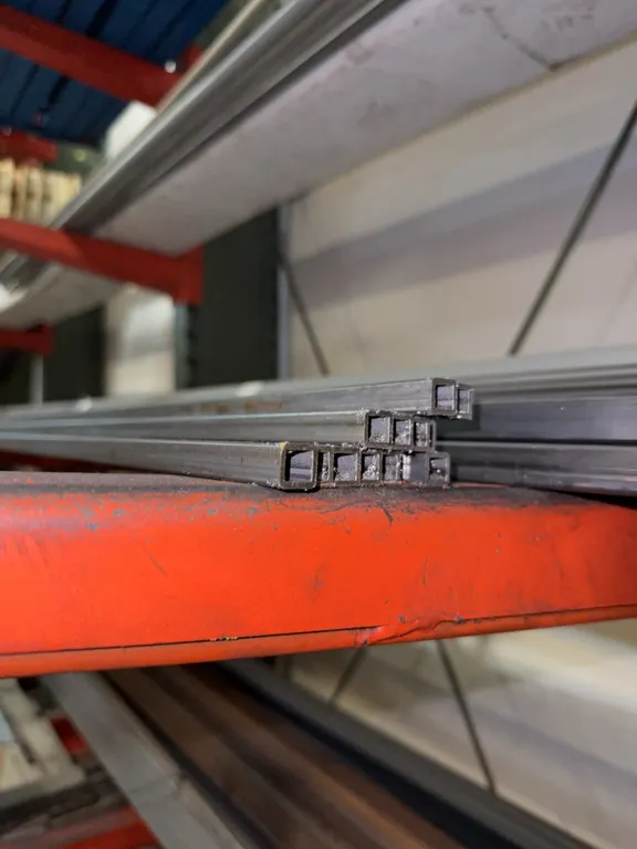 13 15’ sticks of 1/2 14 gauge square tubing