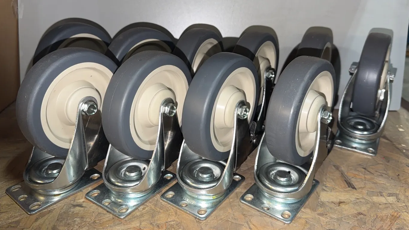 Set Of 10 Brand New 5” Caster Wheels