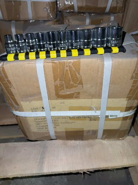 10 piece metric hex socket set 3/8 drive 45 per box