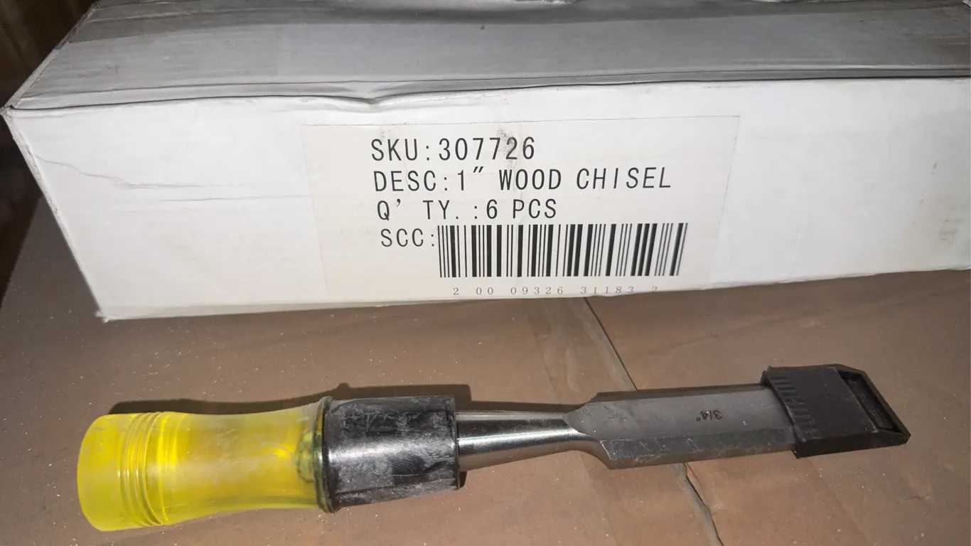 Box of wood chisels 6 per box