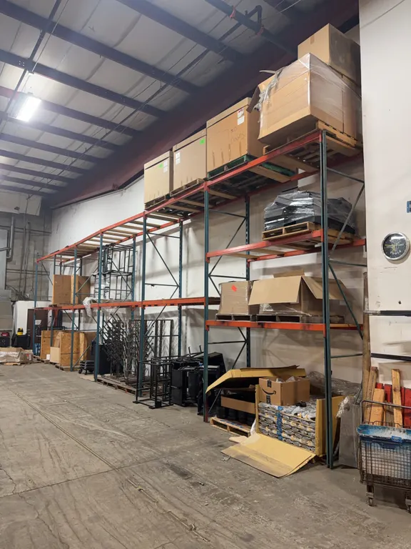 48ft Long 15ft Tall 42” Wide Pallet Racking