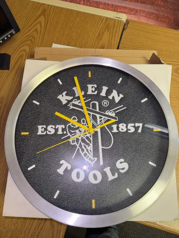 Klein tools wall clock