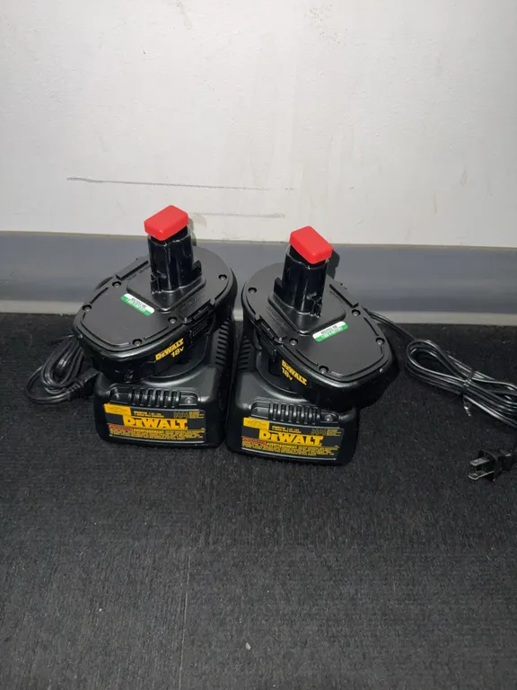 Brand new dewalt batteries, and battery chargers