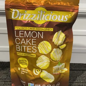 *NEW* Drizzilicious Lemon Cake Bites Mini Rice Cakes - Best By: 1/2027