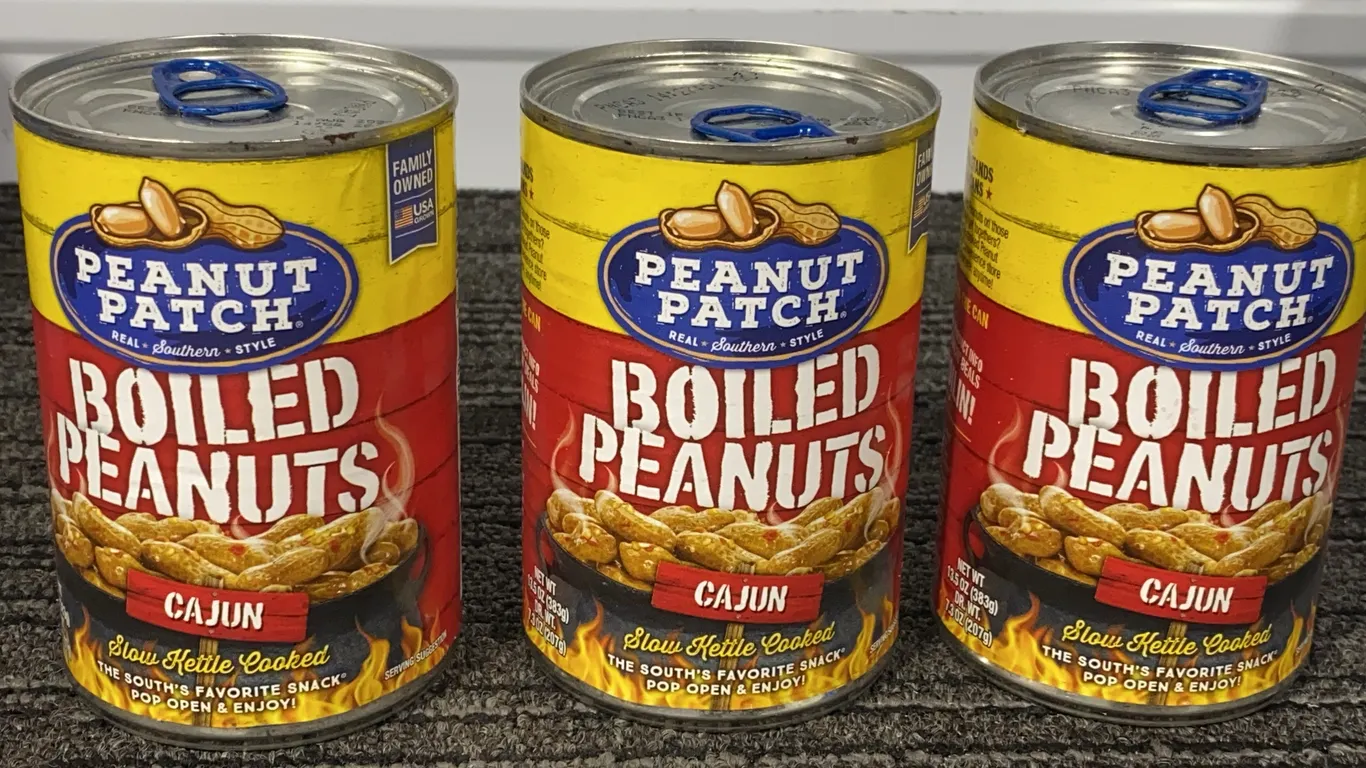 *NEW* 3 Pack, Peanut Patch Cajun Boiled Peanuts, 13.5 Oz Each - Best By: 8/26/2027