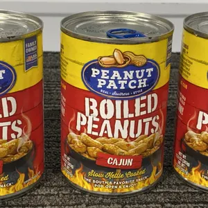 *NEW* 3 Pack,  Peanut Patch Cajun Boiled Peanuts, 13.5 Oz Each - Best By: 8/26/2027