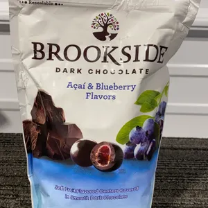 *NEW* Brookside Dark Chocolate with Acai and Blueberry Flavors Candy - Best By: 6/2027