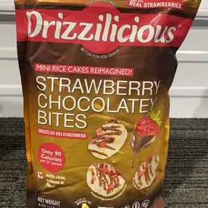 *NEW* Drizzilicious Strawberry Chocolatey Drizzled Mini Rice Cakes - Best By: 2/2027