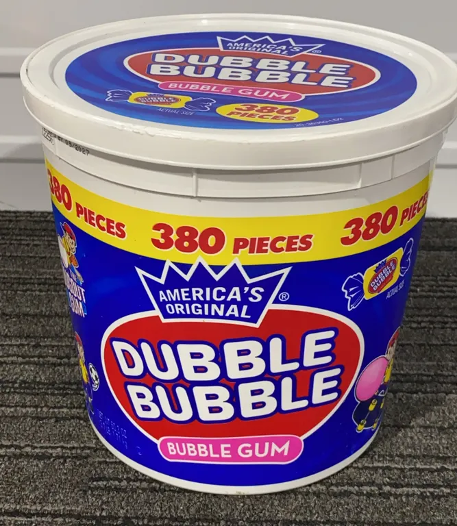 *NEW* Dubble Bubble Original Flavor Bubble Gum, 380 Pcs - Best By: 9/2027