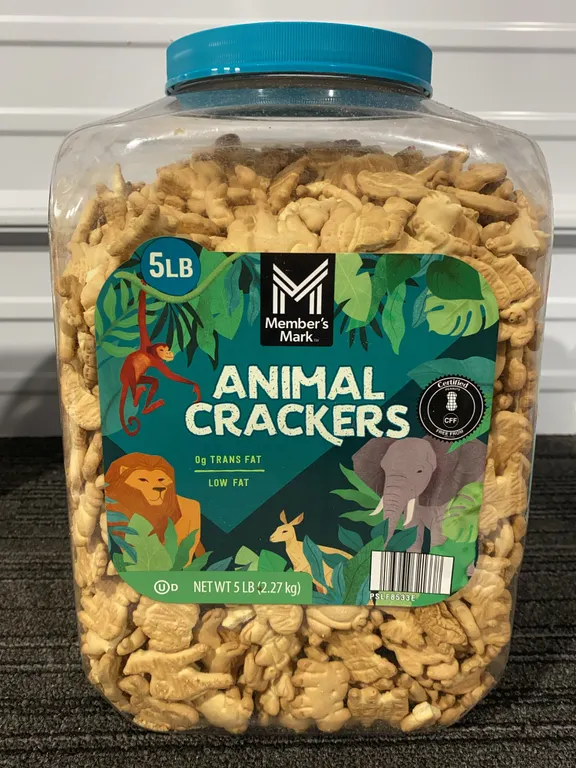 *NEW* Member's Mark Animal Crackers 5 lb - Best By: 1/11/2027
