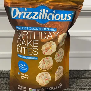 *NEW* Drizzilicious Birthday Cake Mini Rice Cake Bites - Best By 12/30/2026